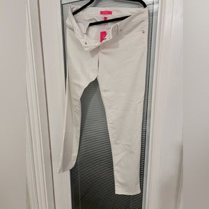 Lily Pulitzer White Jeans - Size 10